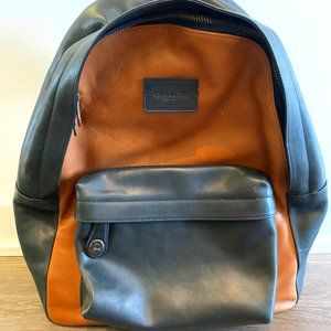 Coach Black West Colorblock Backpack Brown